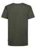 Petrol Industries Locker geschnittenes Baumwoll-T-Shirt millpath in Schwarz