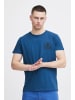 BLEND T-Shirt BHTee 20716845 lässiges T-Shirt mit Print in Blau