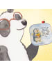 Mr. & Mrs. Panda Unterleger Pinguin Engel Pommes Design mit Spruch in Weiß