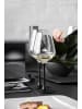 Villeroy & Boch 4er Set Weißweingläser Manufacture Rock 380 ml in schwarz-transparent
