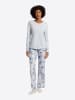 Hanro Longsleeve Loungy Nights in powder blue