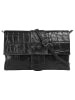 Cluty Abendtasche echt Leder in schwarz