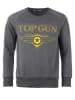 TOP GUN Sweatshirt Dell TG20193011 in anthrazit