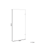 Beliani Duschwand MAHUIDA in Transparent/Schwarz - (W) 90 x (H) 195 cm