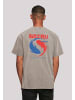 F4NT4STIC Oversize T-Shirt Koi Fish Oversize Japan Streetstyle in Asphalt
