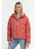Schmuddelwedda Damen Wattierte Winterjacke in Puderrot