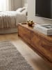 KADIMA DESIGN Lowboard Hängend Sheesham Massivholz 108x25x34 cm TV-Schrank ,