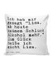 Mr. & Mrs. Panda Sofakissen Ich hab mir gesagt... mit Spruch in Weiß
