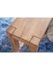 FineBuy Sitzbänk in Braun / Akazie / 140x35x45