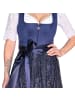 MarJo Midi Dirndl - Samtdirndl in Blau