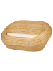 Beliani Gartensofa MAIORI in Naturfarben/Beige - (W) 180 x (H) 88 x (L) 110 cm