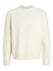 Jack & Jones Pullover JORNORREBRO KNIT CREW NECK in Weiß