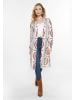 usha FESTIVAL Cardigan in white brown