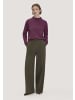Hessnatur Hessnatur Hose Wide Leg Relaxed aus Bio-Baumwolle in vintage oliv