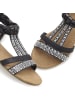 LASCANA Sandale in schwarz