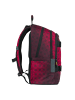 BAAGL 3-tlg. Set: Schulrucksack Skate in Rot Harry Potter Hogwarts Weinrot