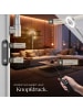 tectake Leselampe, 31,5 x 188 cm, LED, 20 W, inklusive Leselicht 7 W, dimmbar