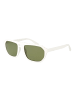 Serengeti Männer Sonnenbrille Flieger Weiß
