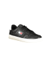 Tommy Hilfiger Schwarze Leder-Sneaker