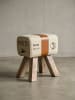 KADIMA DESIGN Design Turnbock Sitzhocker CANVAS 40 x 30 x 47 cm