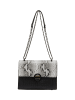 faina Women Flap Bag in Black White