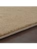 KADIMA DESIGN Teppich Kurzflor waschbar Unifarben Wohnzimmer in Natur