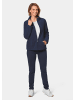 GOLDNER Kurzgröße:  Kuschelweiche Fleece-Jacke in marine