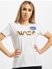 Alpha Industries Alpha Industries T-Shirts in white/gold
