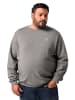 Men Plus Sweatshirt in grau melange