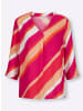 Heine Druckbluse in pink-apricot-bedruckt