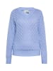 Usha Damen Pullover in TAUBENBLAU