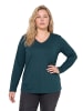 Ulla Popken Shirt in nachtgrün