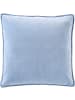 IB Laursen Kissenbezug Velour quadratisch in cornflower