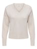 JACQUELINE de YONG Dünner Strick Pullover Langarm JDYPRIME in Creme
