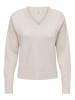 JACQUELINE de YONG Dünner Strick Pullover Langarm JDYPRIME in Creme