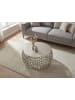 FineBuy Couchtisch in Silber / Aluminium / 60x60x32