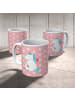 Mr. & Mrs. Panda Kaffeetasse Einhorn Baby ohne Spruch in Rot Pastell