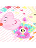 Cerda 2tlg. Outfit T-Shirt & Shorts Peppa Pig in Rosa-Grau