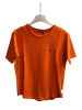 Smith&Soul Short Sleeve Sweat Raglan in Hot Orange