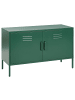 Beliani Büroschrank URIA in Grün - (W) 100 x (H) 65 x (L) 40 cm