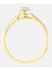 Diamant L'éternel Ring aus 375 Gelbgold mit 0.25 Karat Diamant