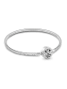 GNOCE Sterling Silber Zirkonia Biene Armband 17 cm