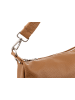 PRATTEN S037-G genarptes PU Umhängetasche Handtasche in mocha