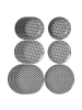 Ritzenhoff & Breker 12-tlg. Teller-Set Takeo Circles in Schwarz-Weiß – in schwarz-weiß
