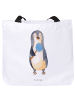 Mr. & Mrs. Panda Strandtasche Pinguin Lolli ohne Spruch in Weiß