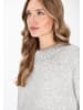 DreiMaster Vintage Women Sweater in light grey melange