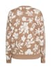 Sidona Damen Pullover in TAUPE WOLLWEISS