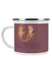 Mr. & Mrs. Panda Camping Emaille Tasse 4. Hochzeitstag Seidenhoc... in Kaffa Coffee