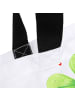 Mr. & Mrs. Panda Shopper Blume Kleeblatt ohne Spruch in Weiß