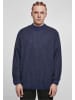 Urban Classics Urban Classics Herren Oversized Two Tone Sweater in darkblue/midnightnavy